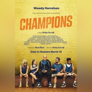 Champions (2023) Original D/S Movie Poster 27x40 Woody Harrelson Ernie Hudson